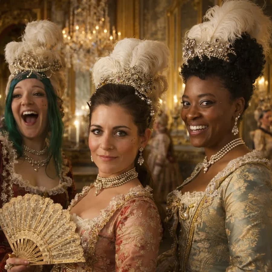 The same guests in the Royal Treatment Look